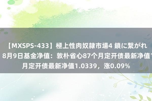 【MXSPS-433】極上性肉奴隷市場4 鎖に繋がれた囚われの女18名 8月9日基金净值:敦朴省心87个月定开债最新净值1.0339,涨0.09%